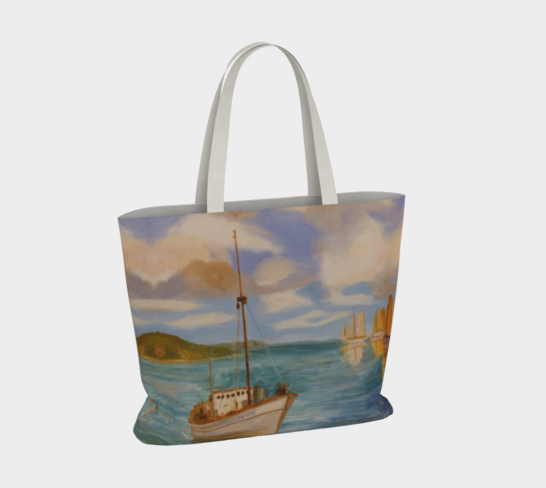 Boat Large Tote Bag
