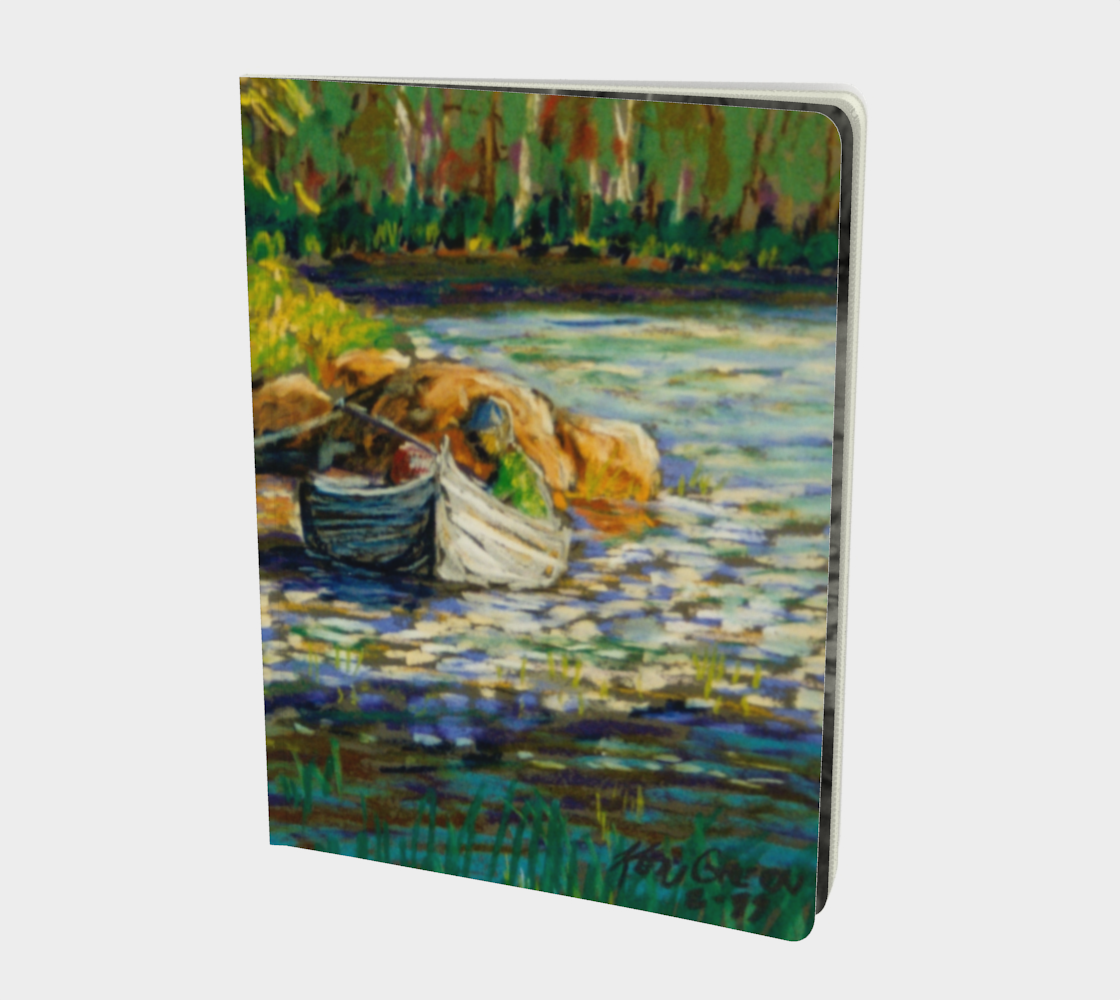 Pelican Lake Large Notebook