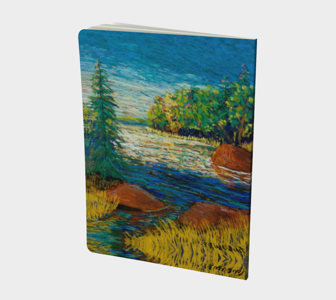 Pond II Landscape Large Notebook