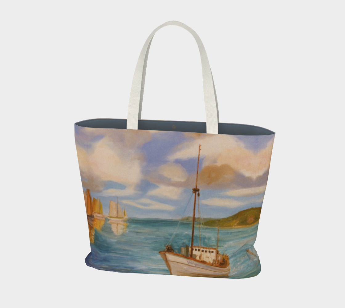 Boat Large Tote Bag
