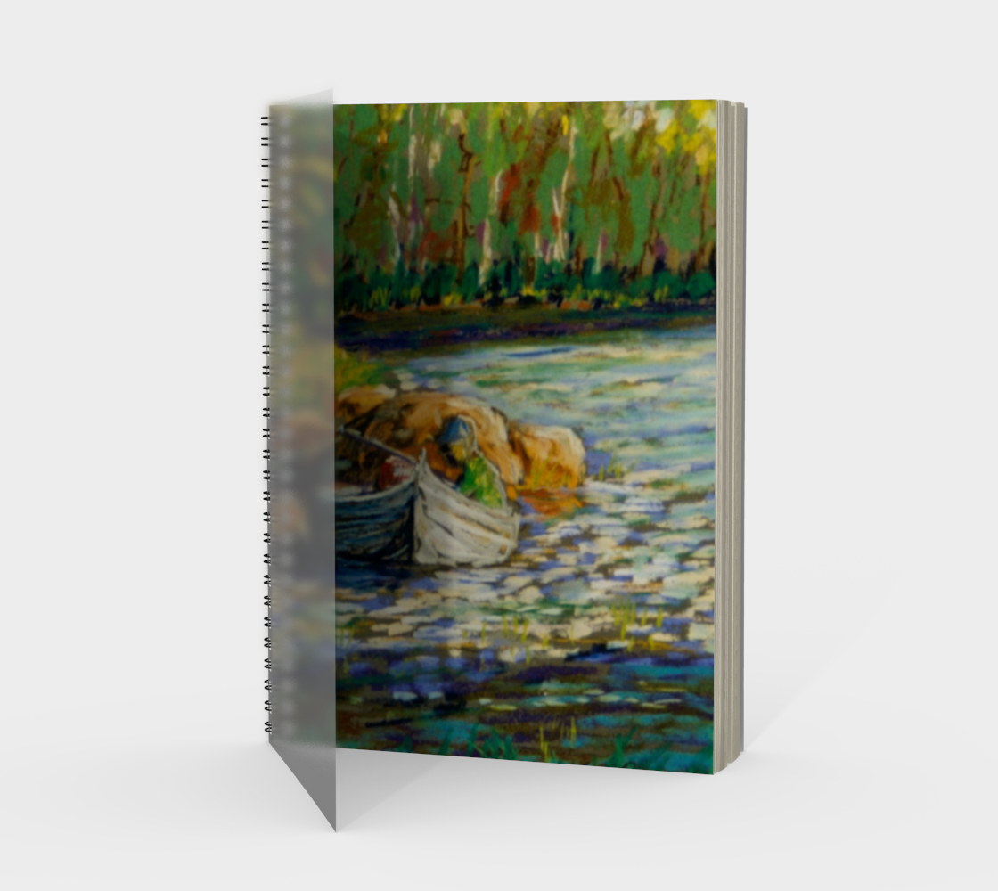 Pelican Lake Spiral Notebook