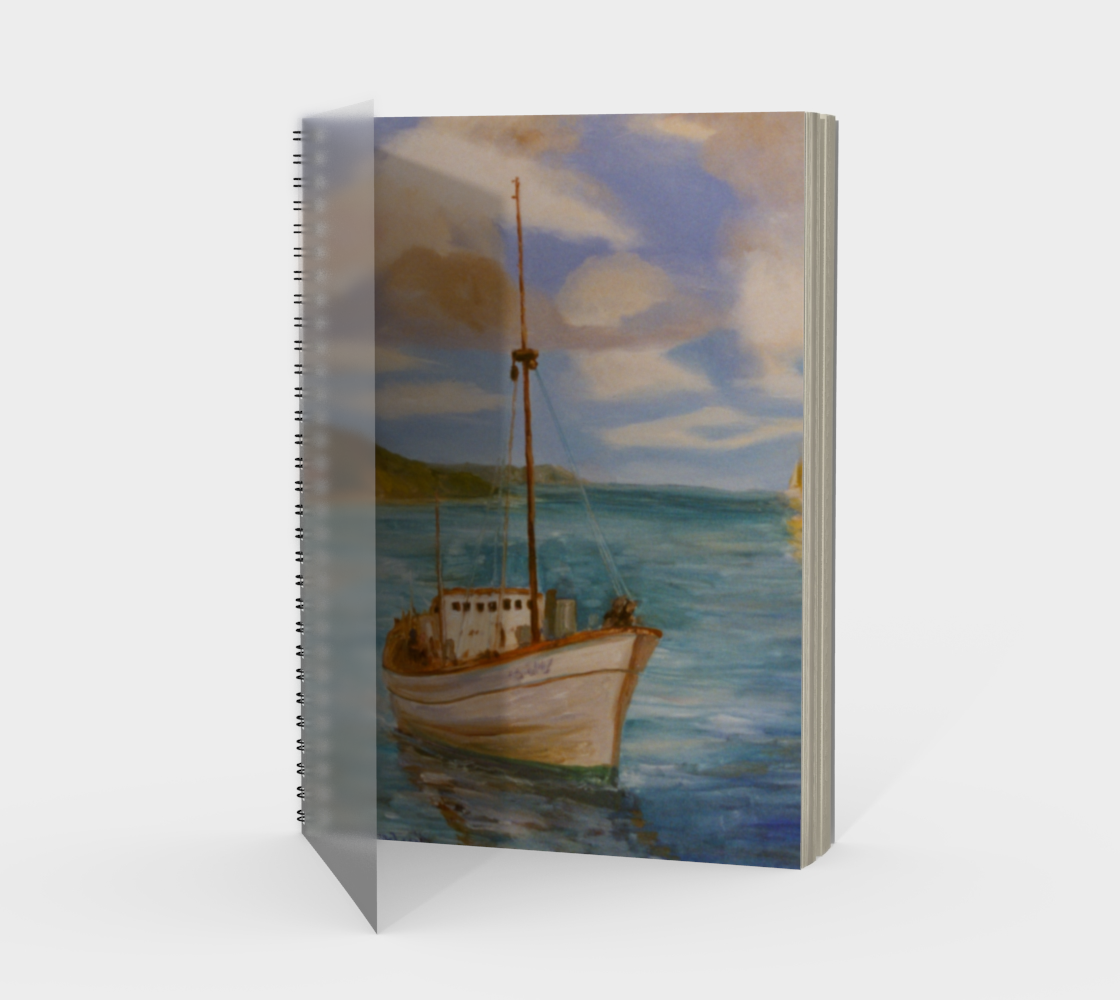 Boat Spiral Notebook