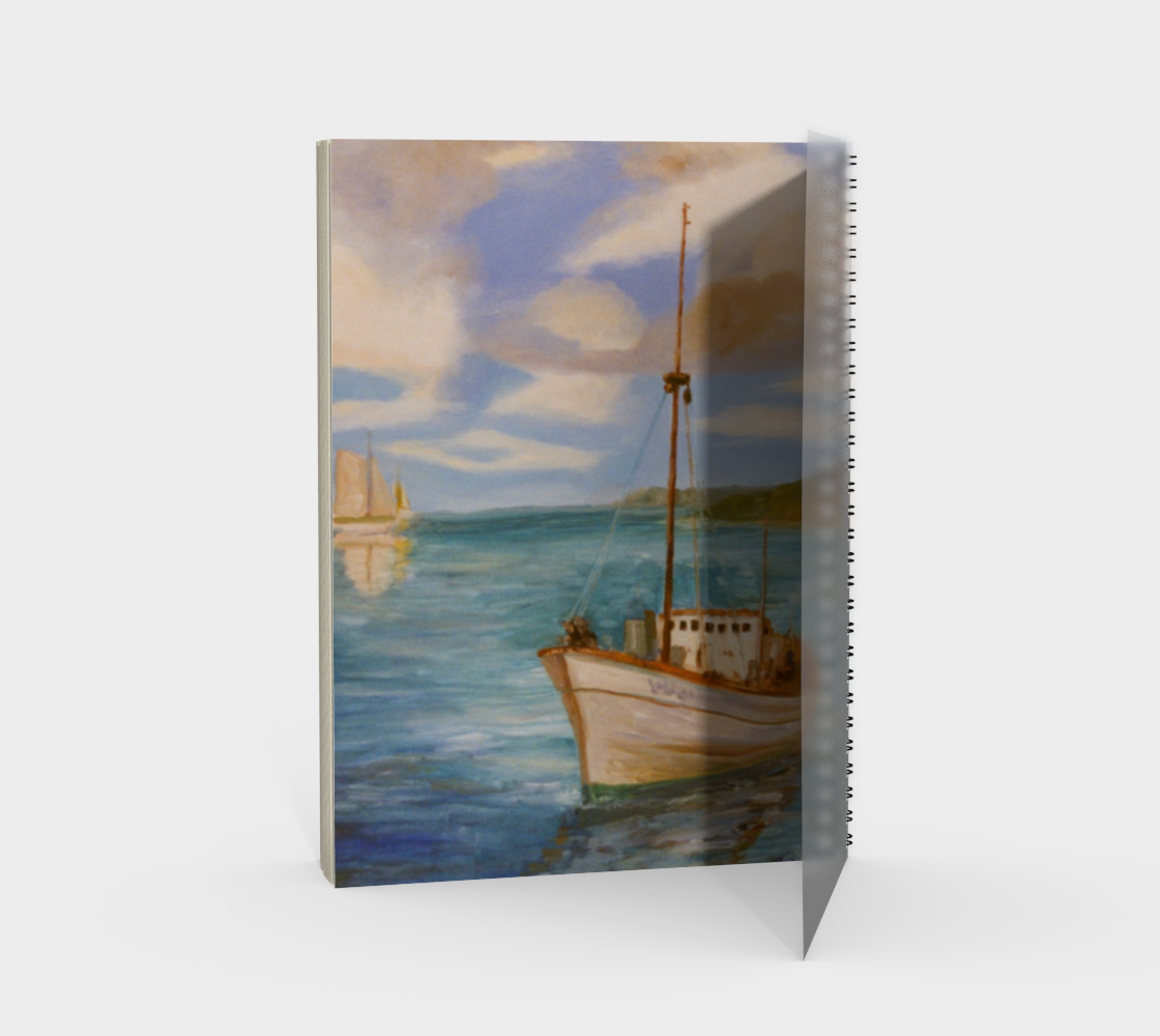 Boat Spiral Notebook