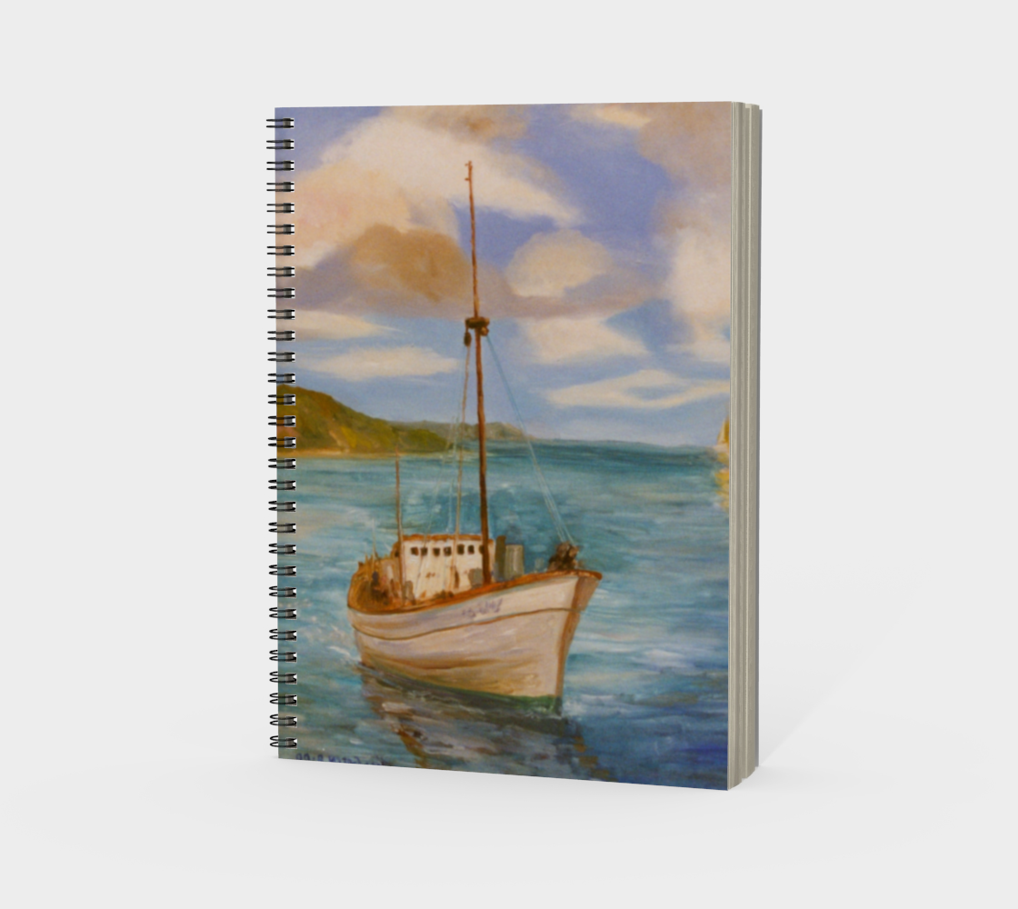 Boat Spiral Notebook