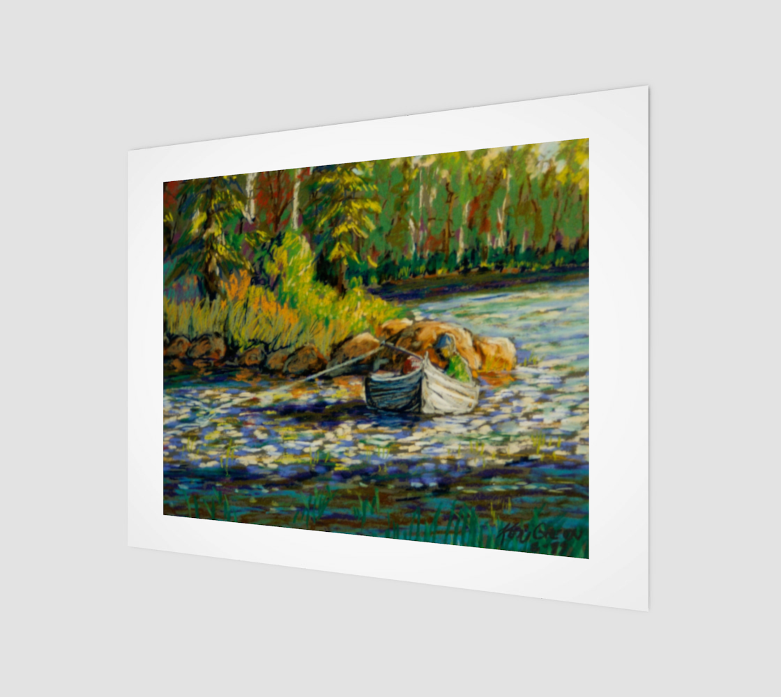 Pelican Lake Art Print 14" x 11"