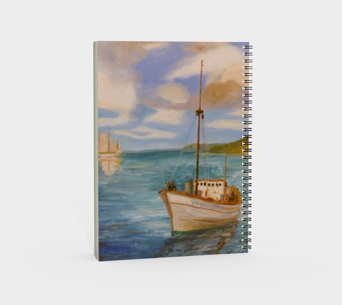Boat Spiral Notebook