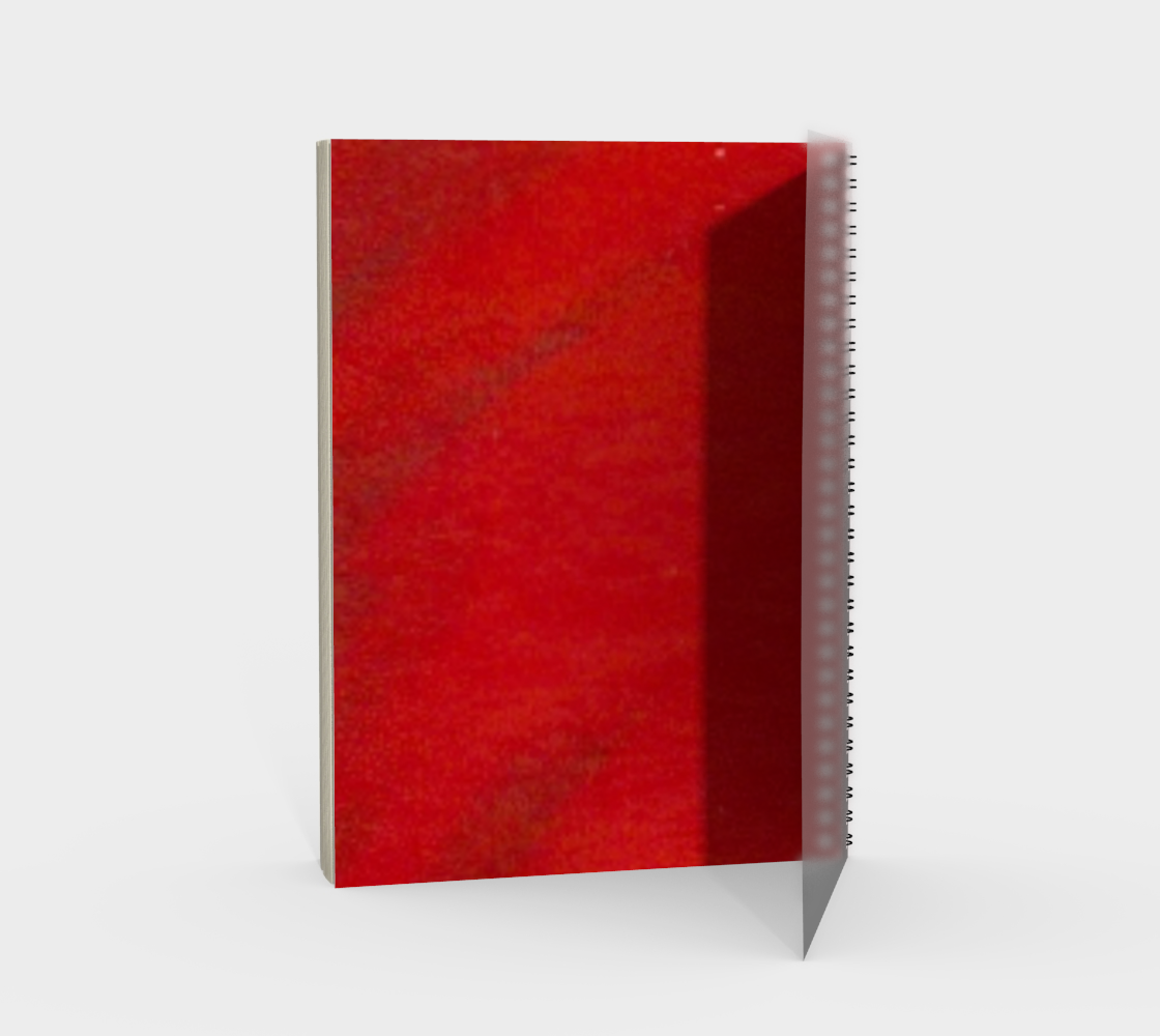 African Woman Red Spiral Notebook