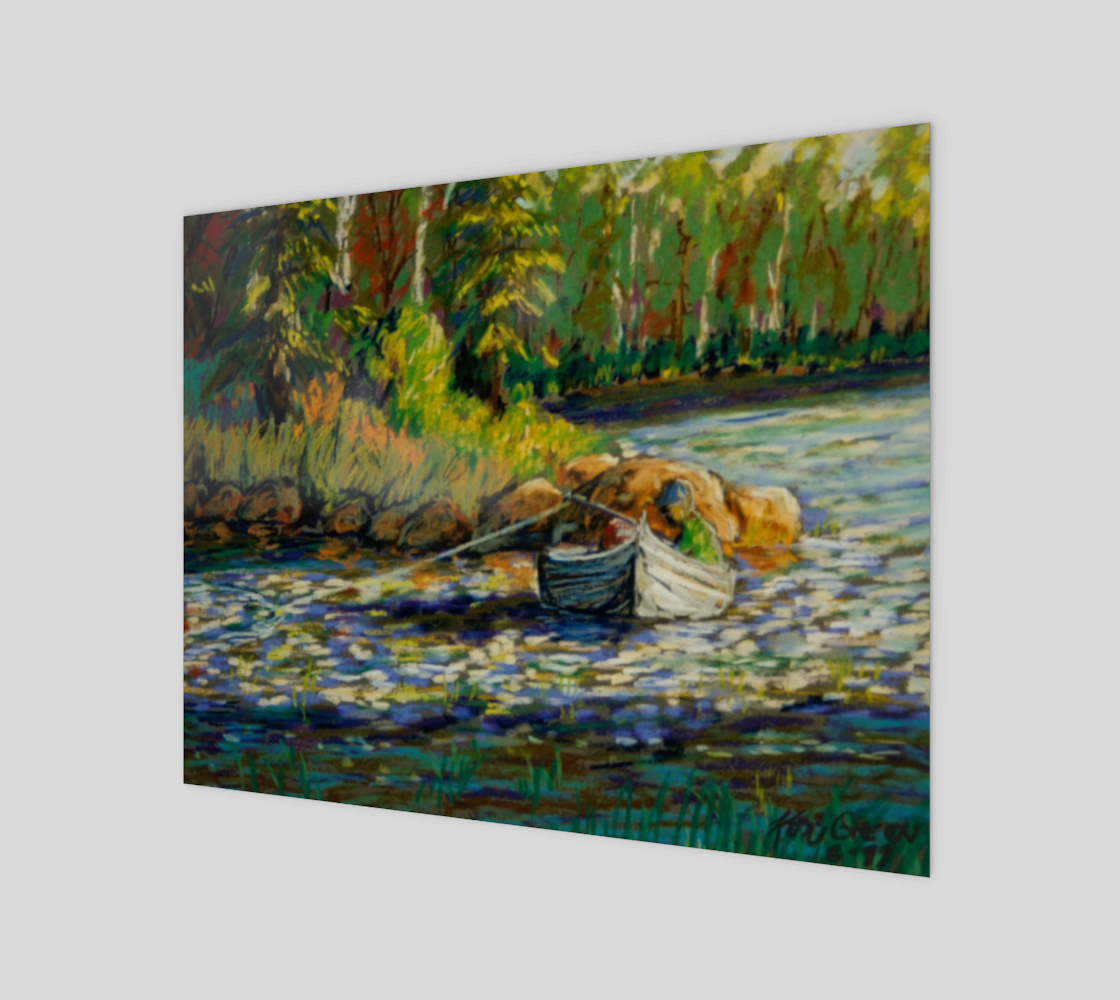 Pelican Lake Poster 14" x 11"