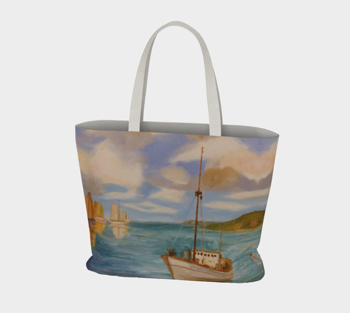 Boat Large Tote Bag