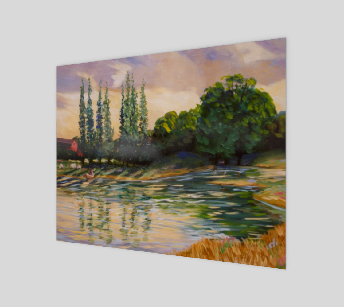 Pond Poster 14" x 11"