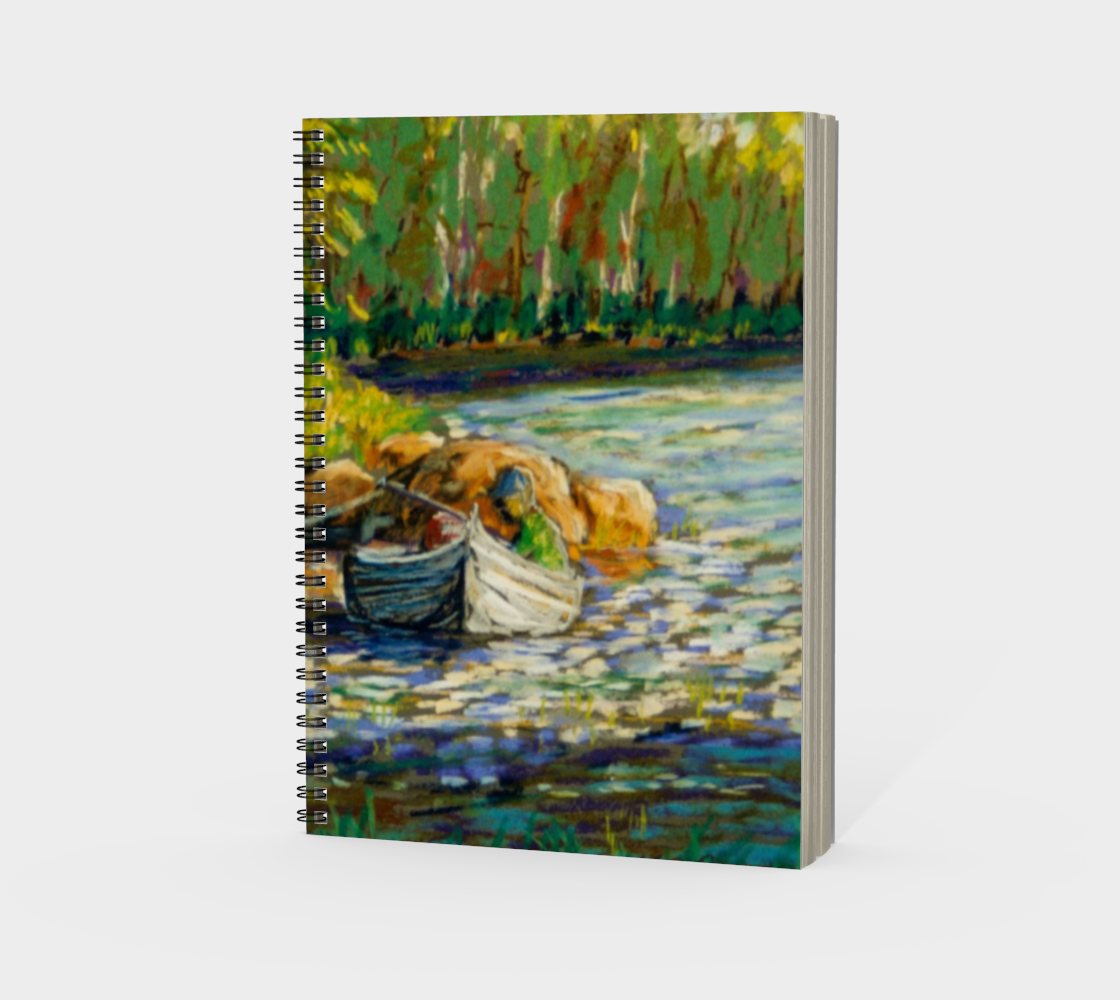 Pelican Lake Spiral Notebook