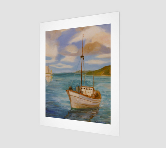 Boat Art Print 11"x 14"